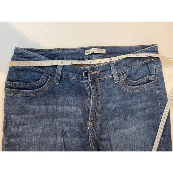 Lee Womens Jeans Slender Boot Cut Secret Lower On The Waist Blue Size W32 - Picture 4 of 10
